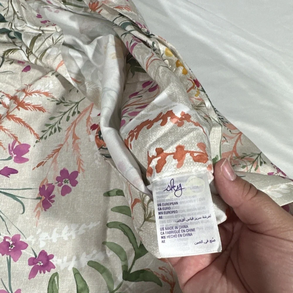 NIB $455 Sky [‎ 5 Piece Set ] Sky Autumn Posies Duvet Cover Set + Shams